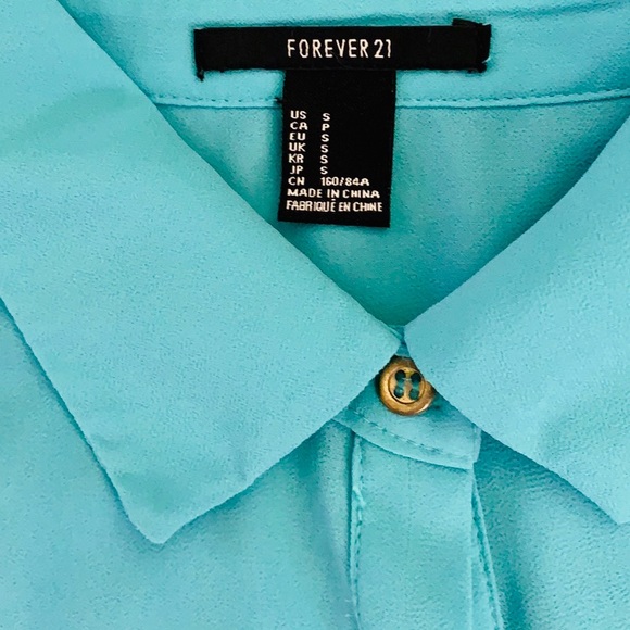 3 Forever 21 long sleeve button down blouses. - Picture 10 of 16